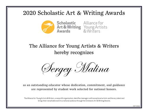 2020 Scholastic Art Award